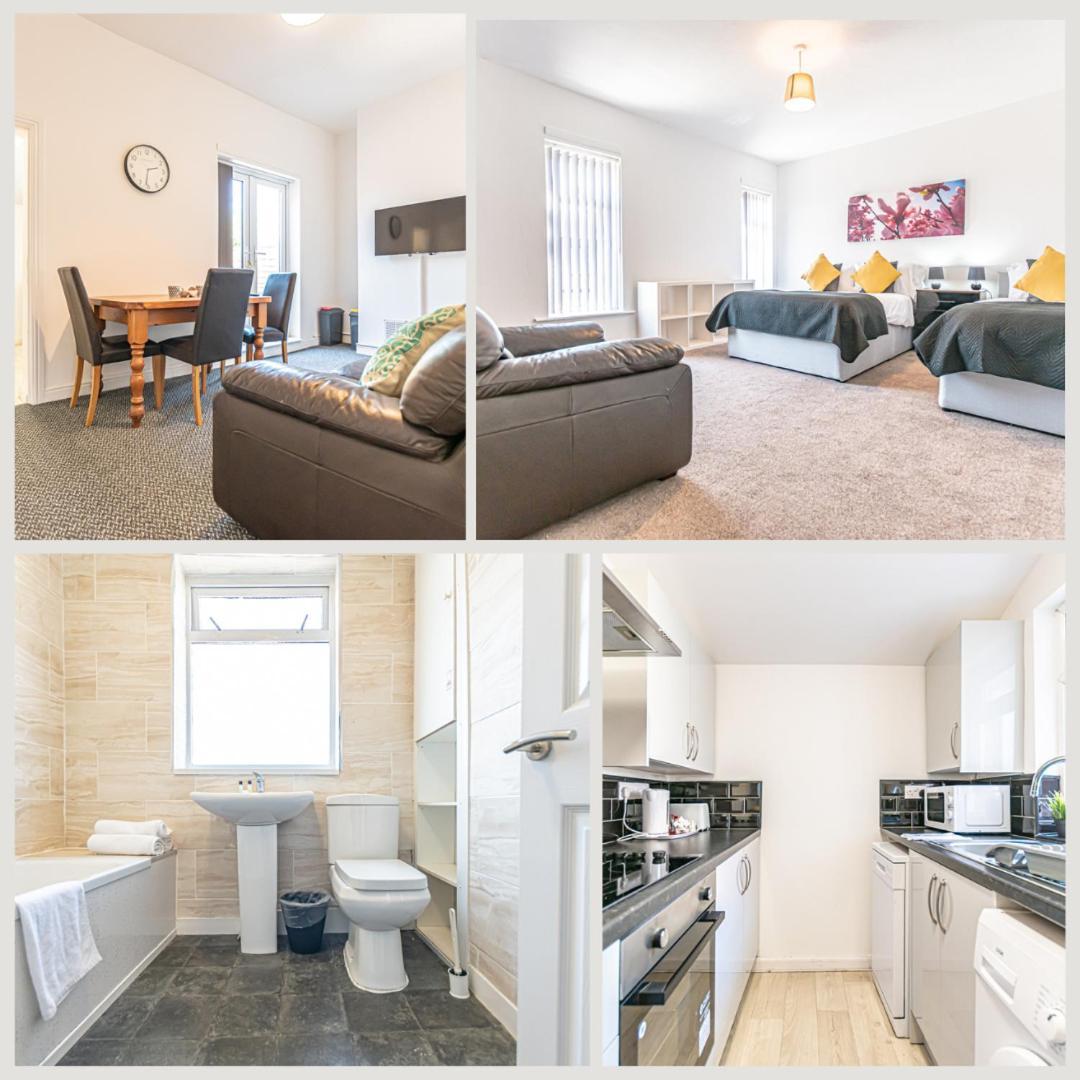 Modern 3Br House In Ince Ideal For Contractors & Long Stays Wigan Extérieur photo